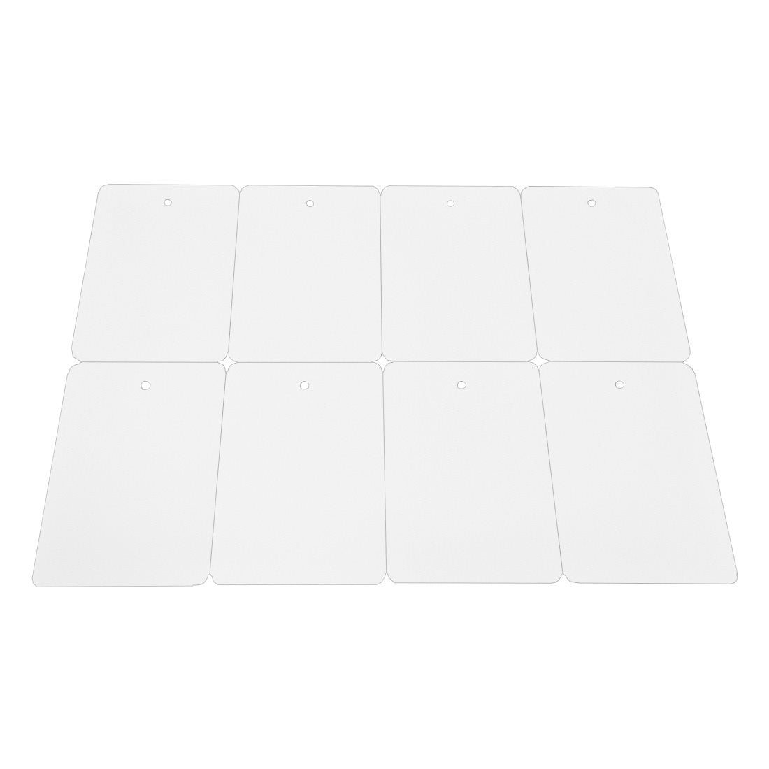 Etiquetas colgantes 74,2x105mm PET, Blanco