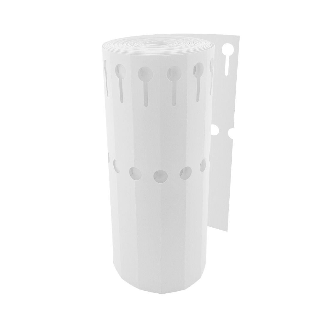 Etiquetas con ranura 200x20mm PVC, Blanco