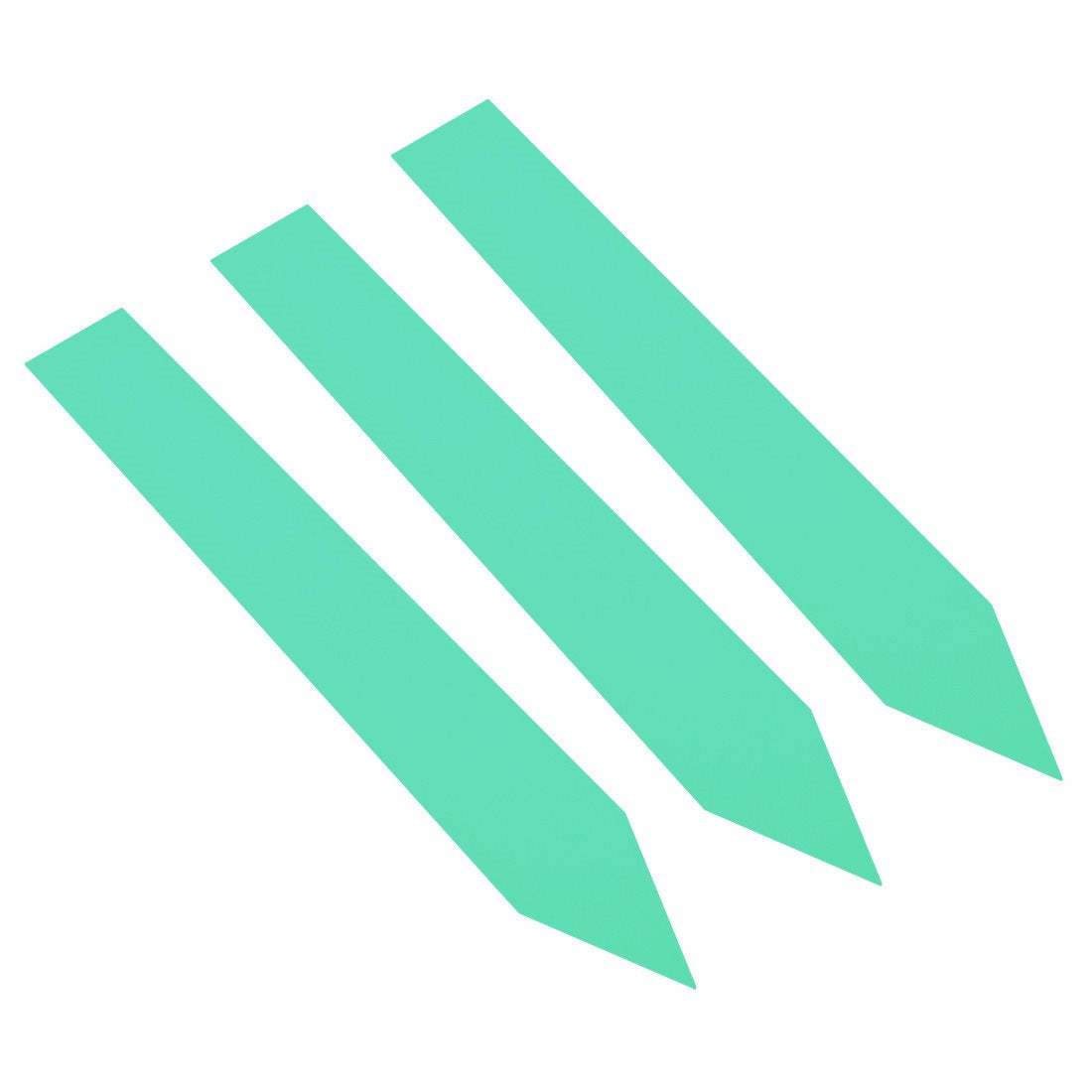 Etiquetas de estaca 35x140mm PVC