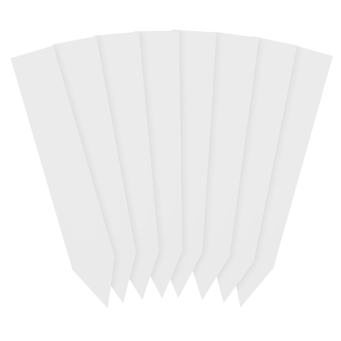 Etiquetas de estaca 20x120mm600µ PVC, Blanco