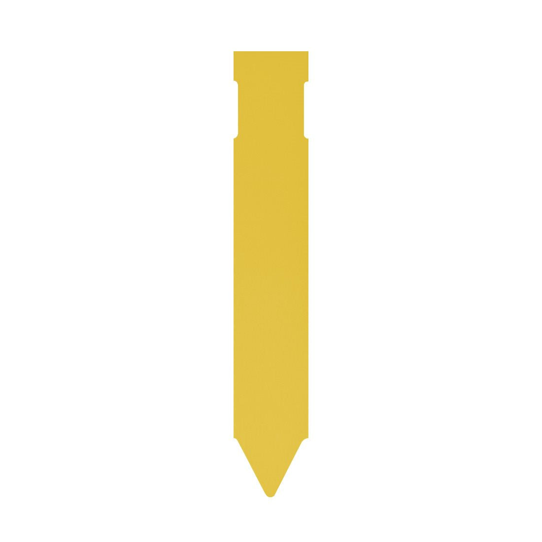 Stick-ins 25x120mm 350µ PVC, Yellow
