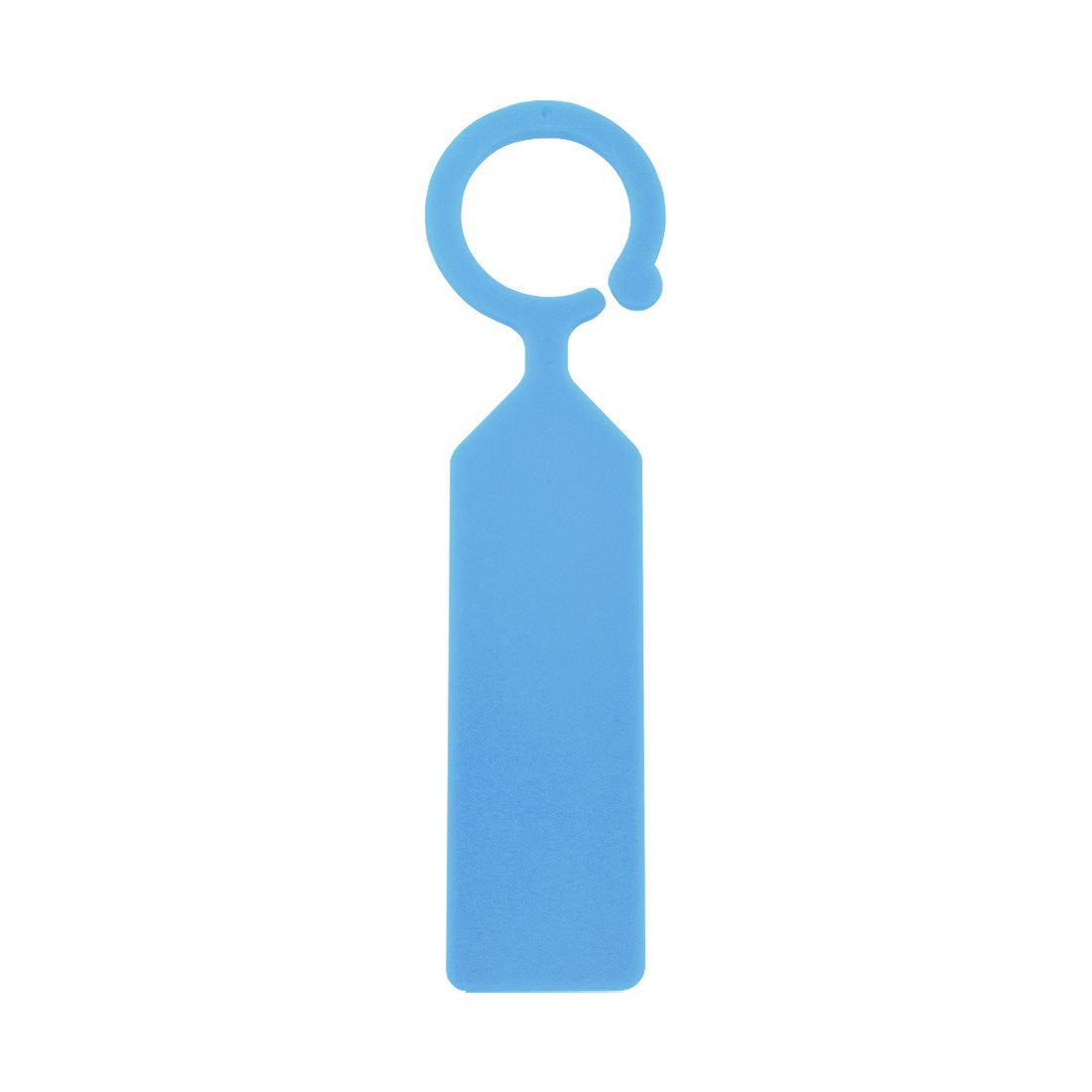 Etiquetas colgantes 24x110mm PVC, Azul claro