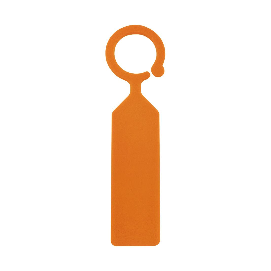 Etiquetas colgantes 24x110mm PVC, Naranja