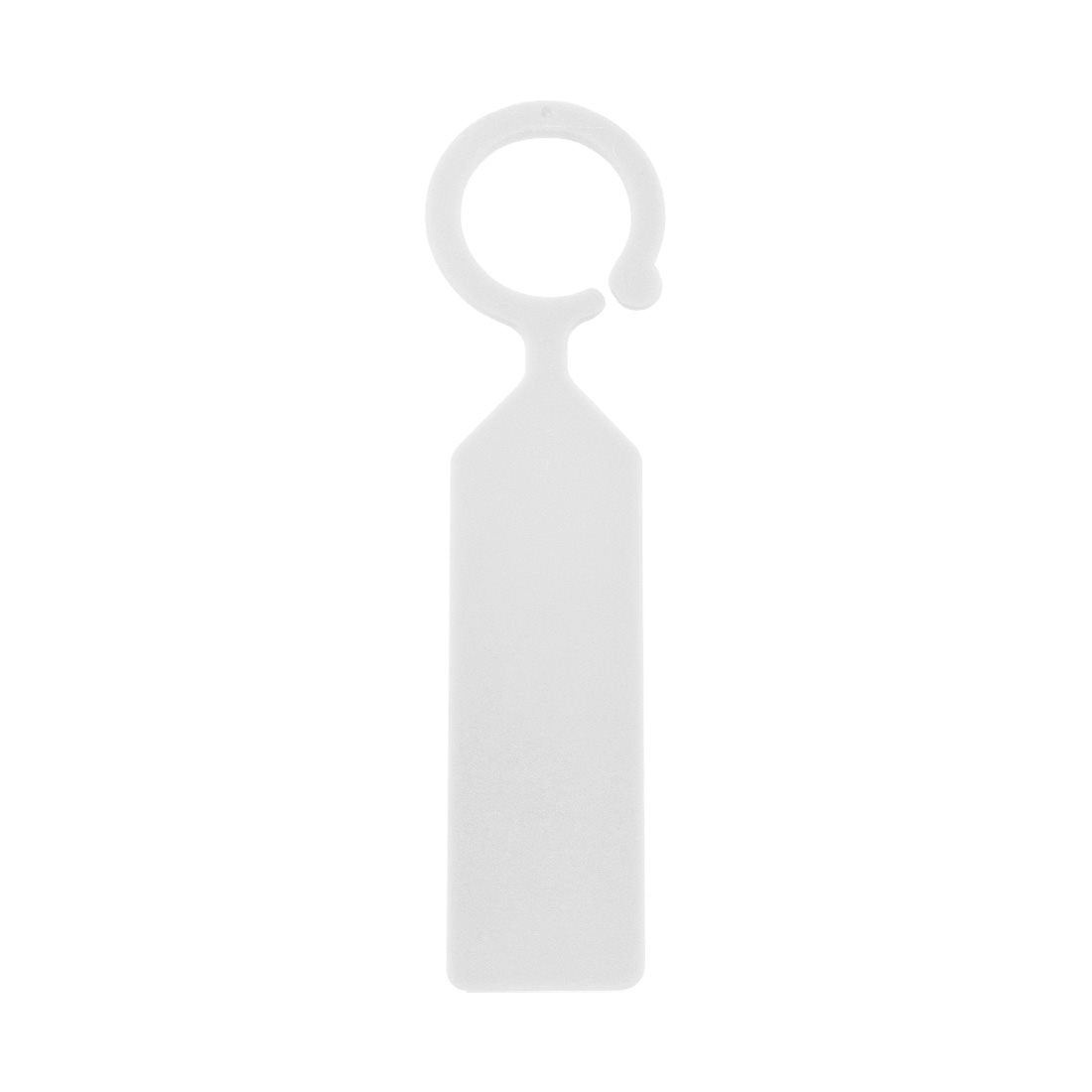 Etiquetas colgantes 24x110mm PVC, Blanco