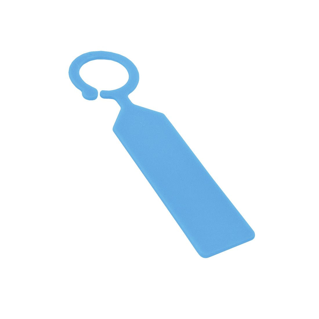Hanging plant tag 24x110mm PVC, Light blue