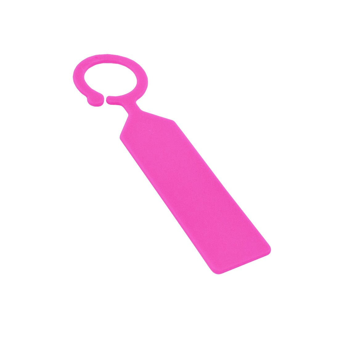 Etiquetas colgantes 24x110mm PVC, Rosa