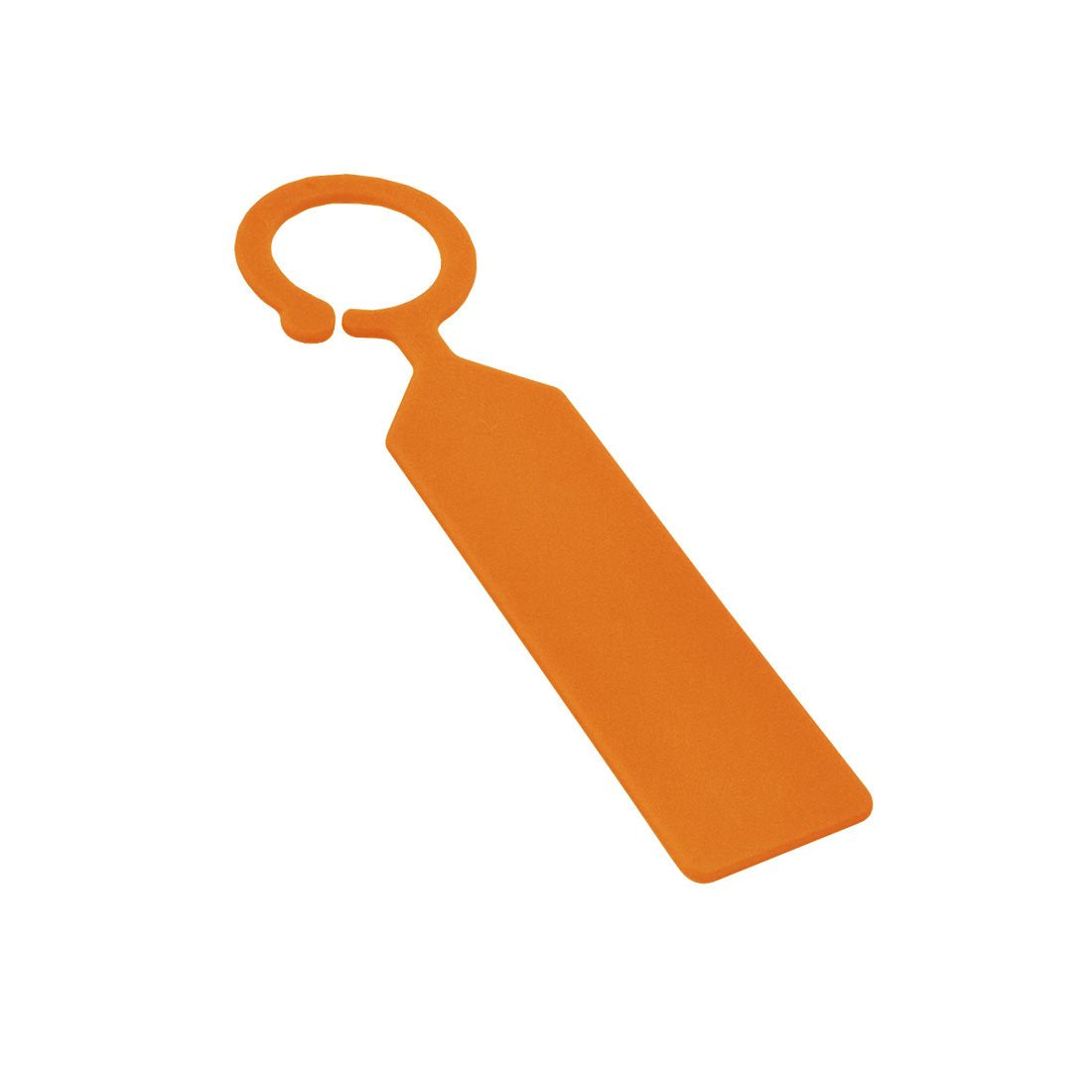 Etiquetas colgantes 24x110mm PVC, Naranja