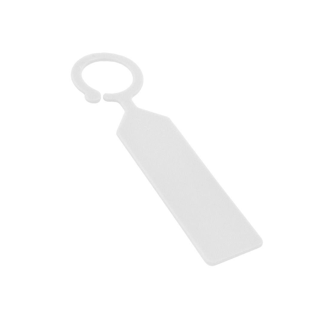 Etiquetas colgantes 24x110mm PVC, Blanco