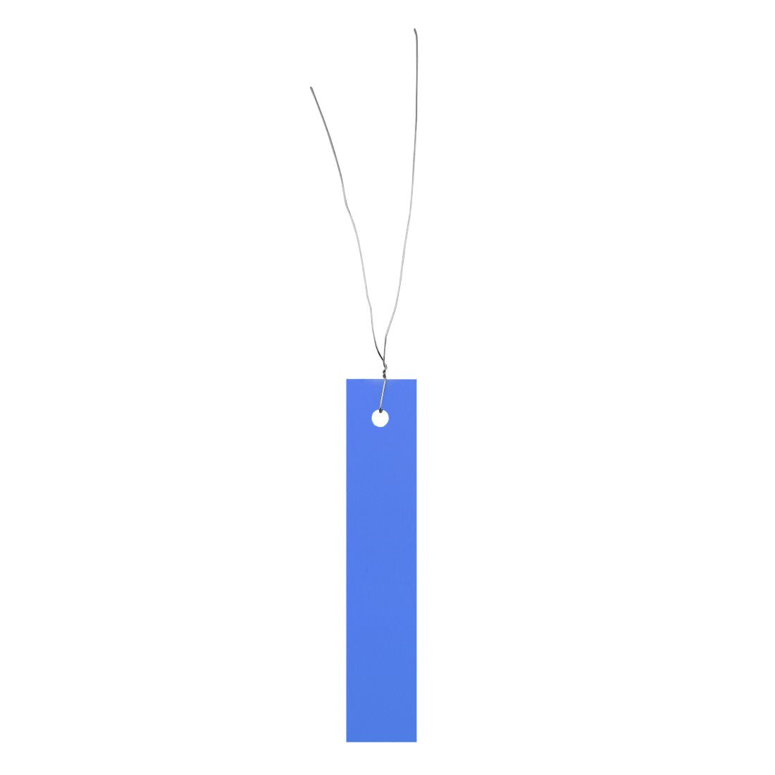 Etiquetas colgantes 18x100 PVC, Azul