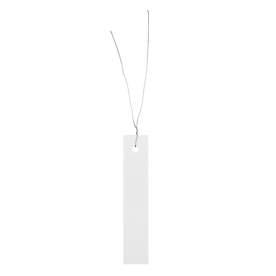 Etiquetas colgantes 18x100 PVC, Blanco