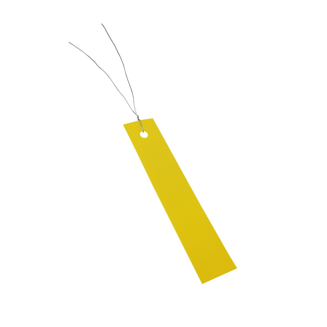 Etiquetas colgantes 18x100 PVC, Amarillo