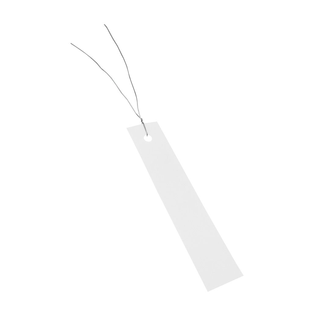Etiquetas colgantes 18x100 PVC, Blanco
