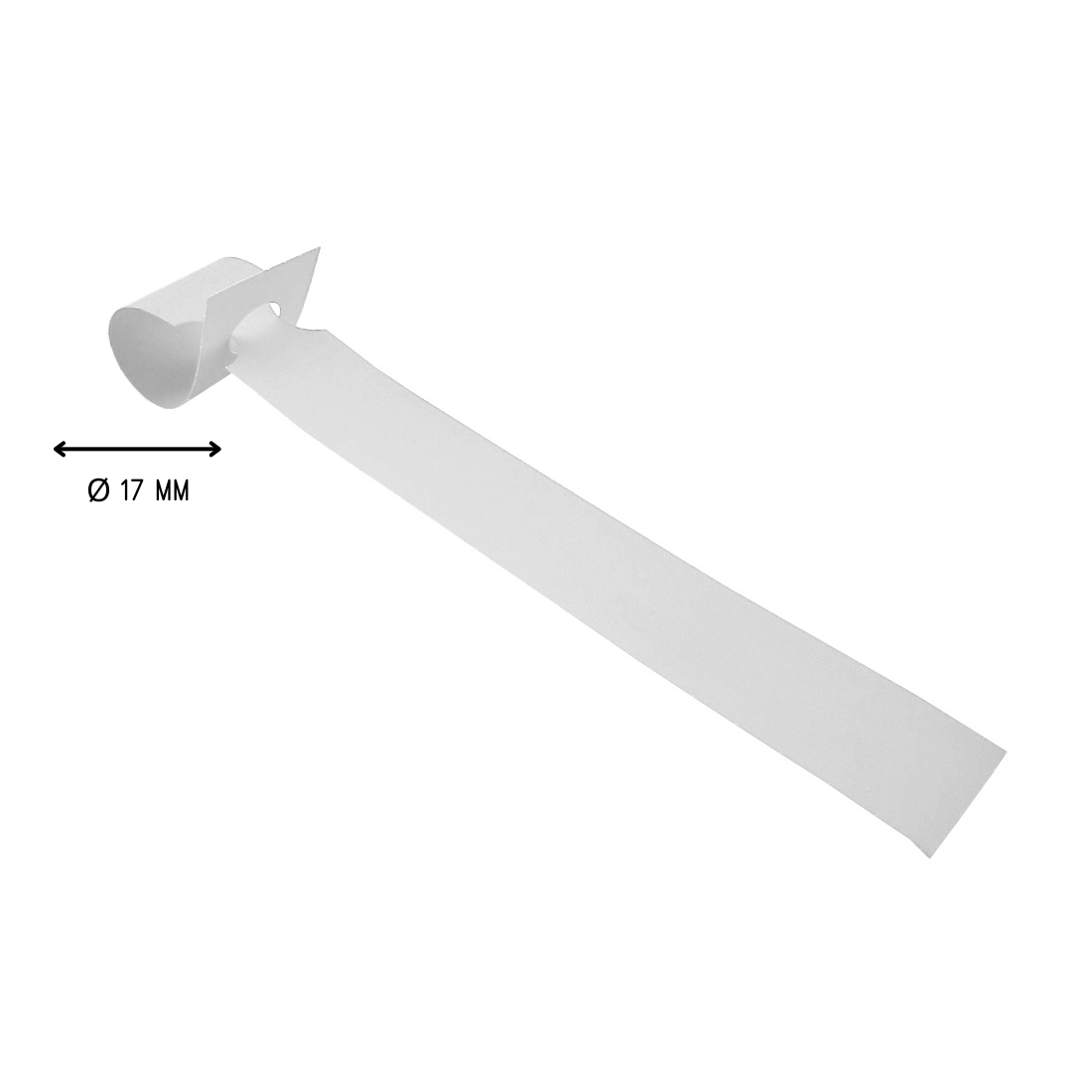 Etiquetas con ranura 160x17mm PEAD