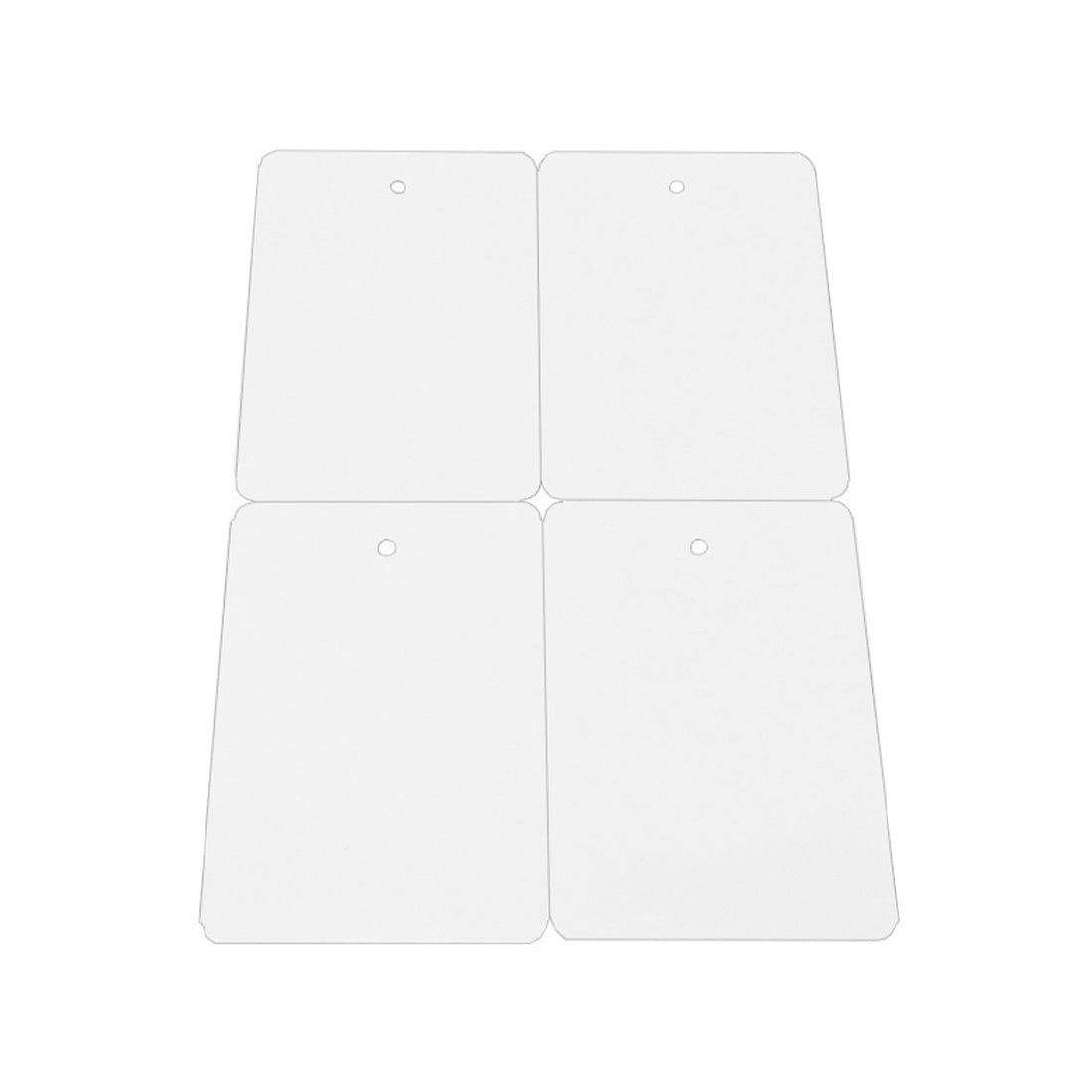 Etiquetas colgantes 105x148,5mm PET, Blanco