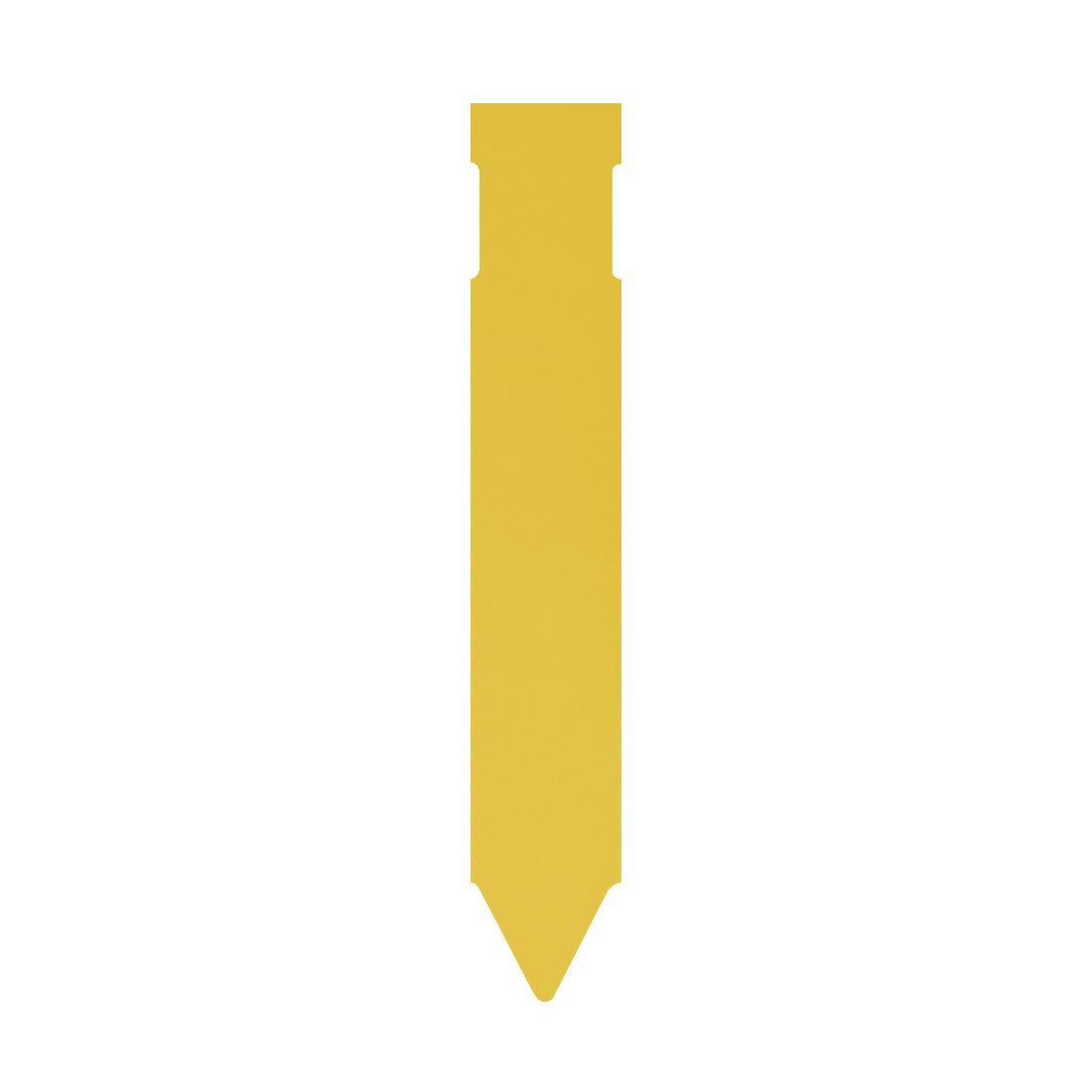 Stick-ins 17x100mm 350µ PVC, Yellow