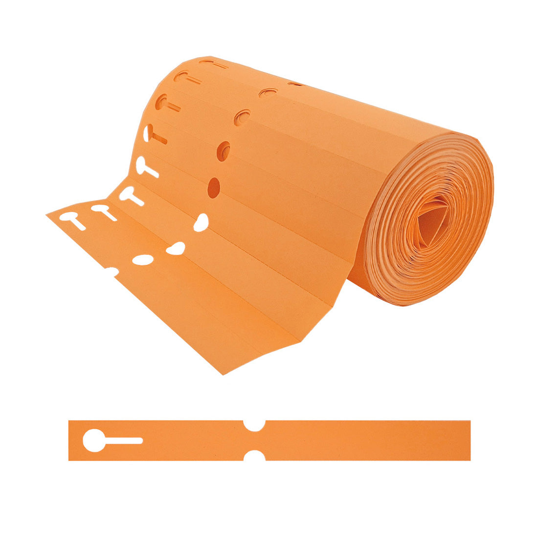Loop lock labels 200x20mm PVC, Orange