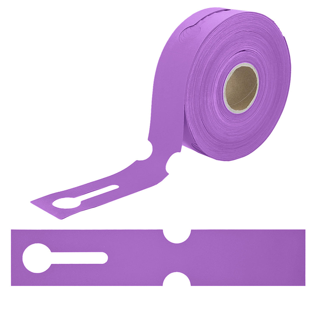 Loop lock labels 260x50mm HDPE, Purple