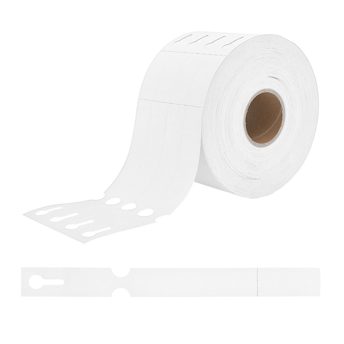 Etiquetas con ranura 250x25mm PEAD, Blanco