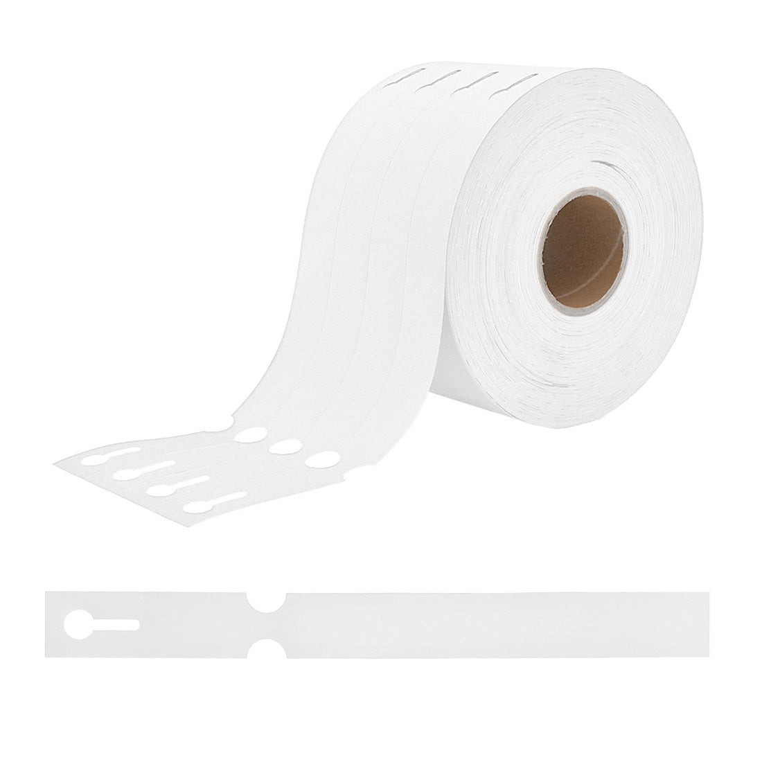 Etiquetas con ranura 250x25mm PEAD, Blanco