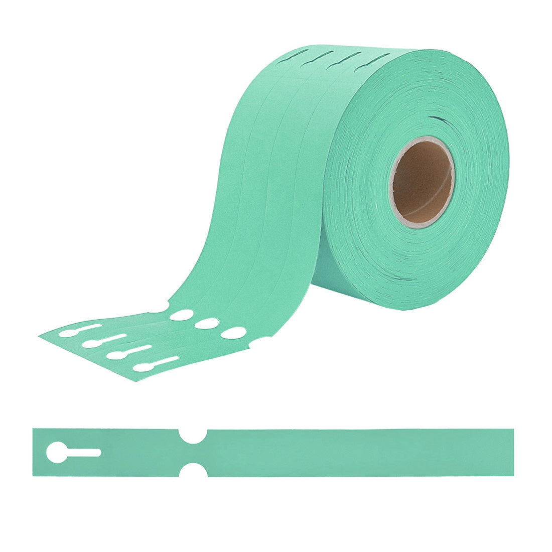 Loop lock labels 250x25mm HDPE, Green
