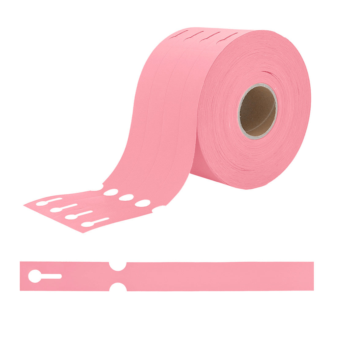 Etiquetas con ranura 250x25mm PEAD, Rosa
