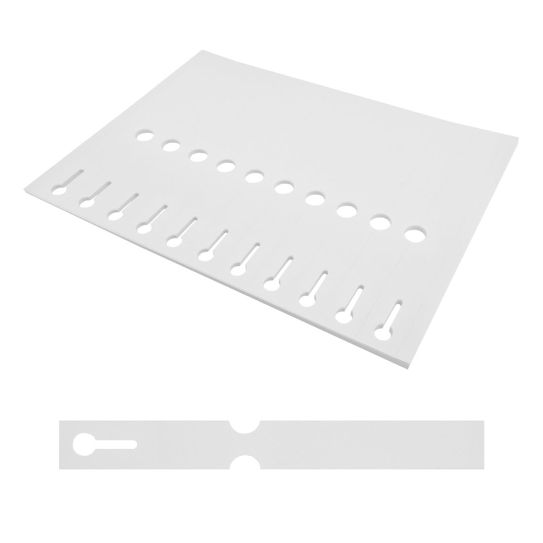 Loop lock labels 210x25mm PET