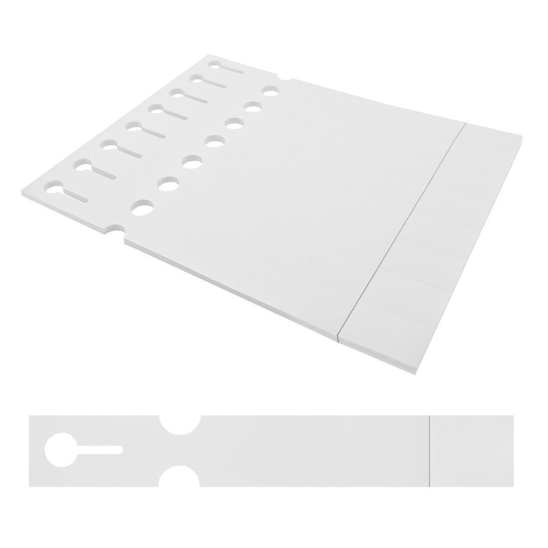 Loop lock labels 250x38mm PET, White