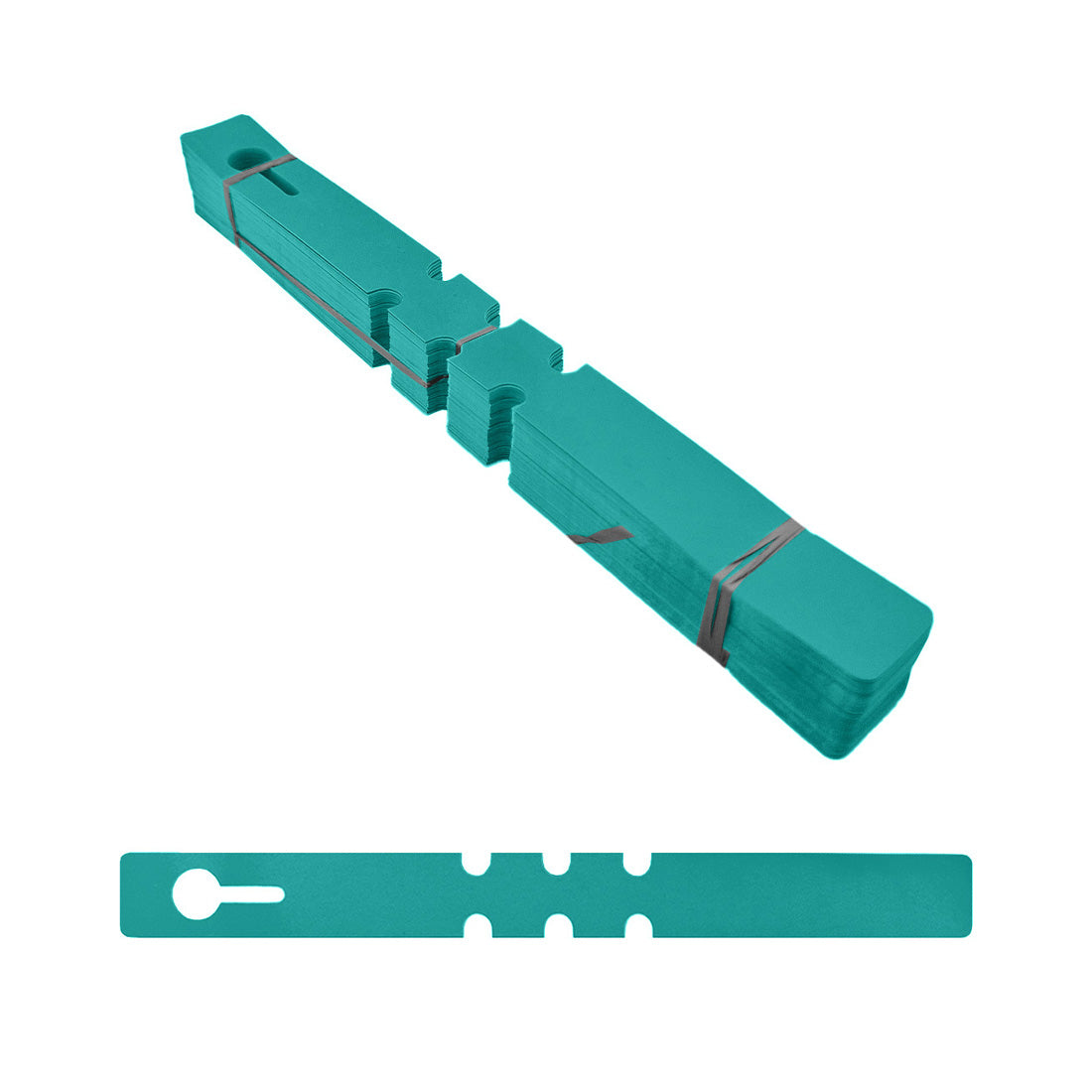 Etiquetas con ranura 210x20mm PVC