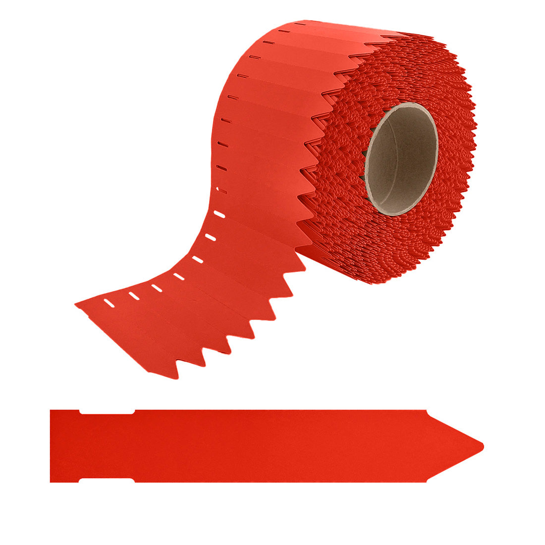 Etiquetas de estaca 25x120mm 350µ PVC, Rojo