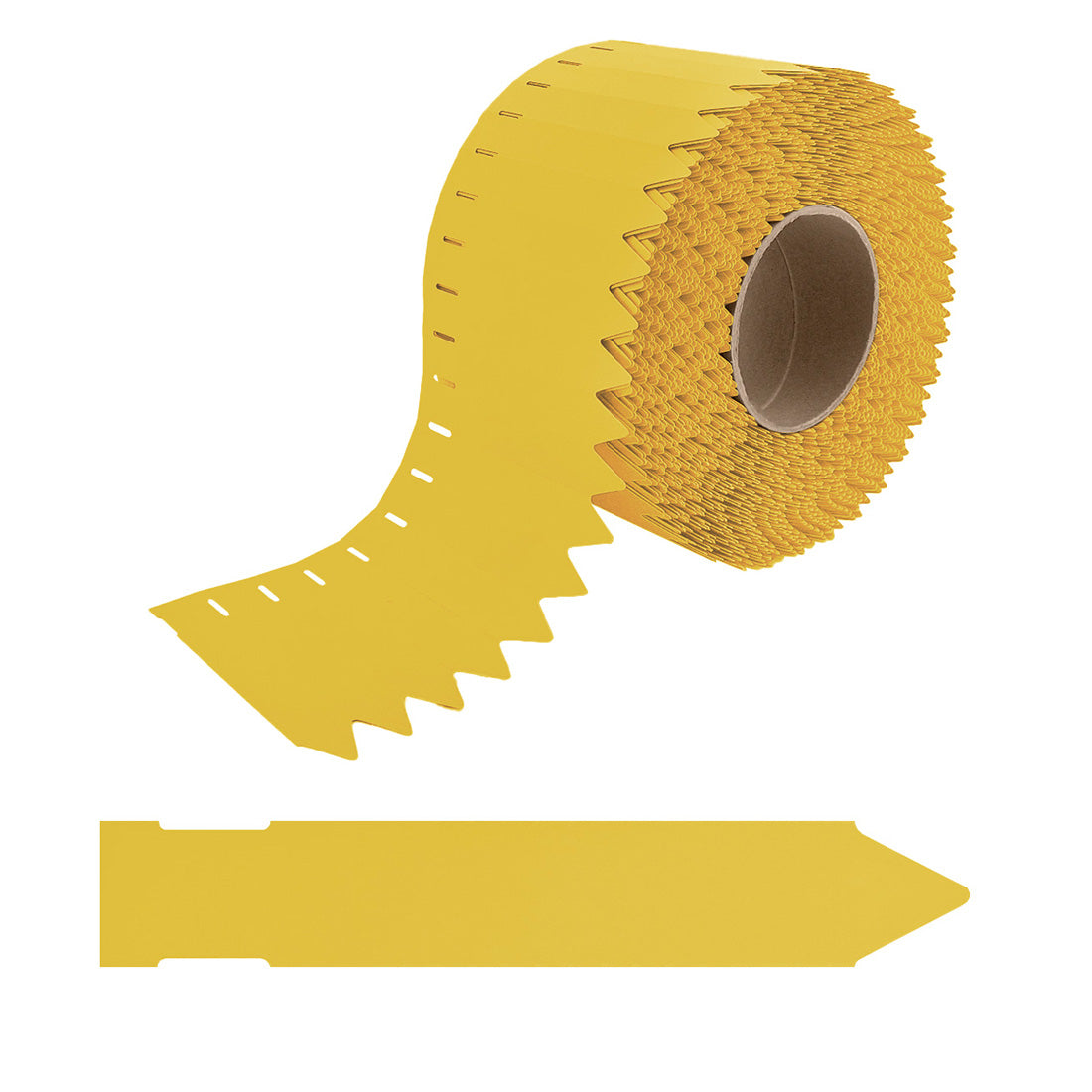 Etiquetas de estaca 25x120mm 350µ PVC, Amarillo