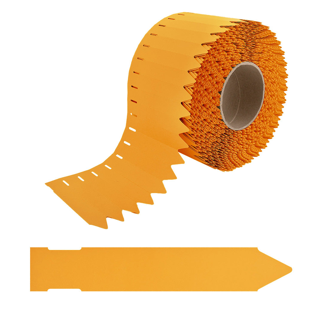 Etiquetas de estaca 25x120mm 350µ PVC, Naranja