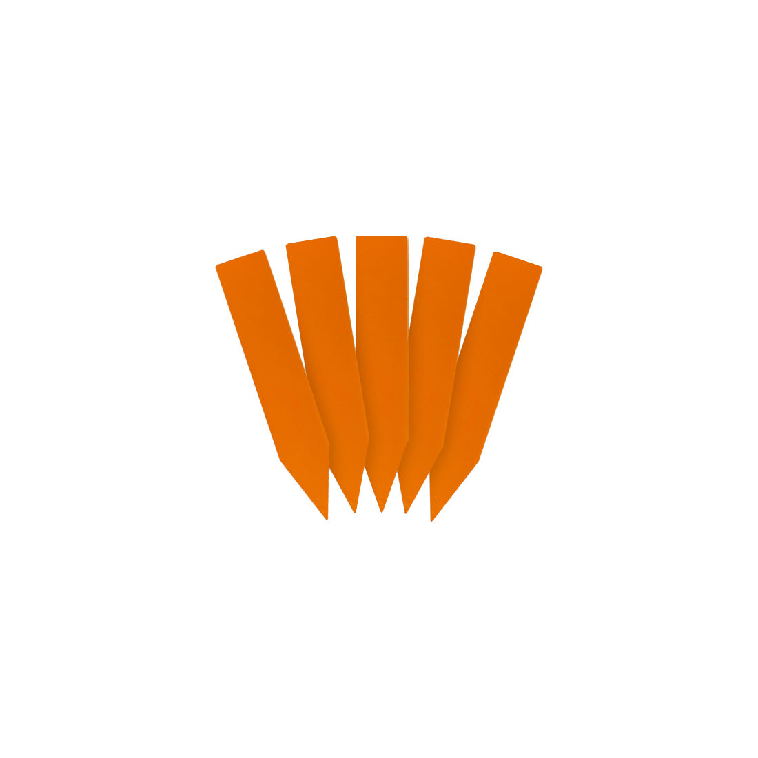 Stick-ins 10x50mm 1000µ PVC, Orange