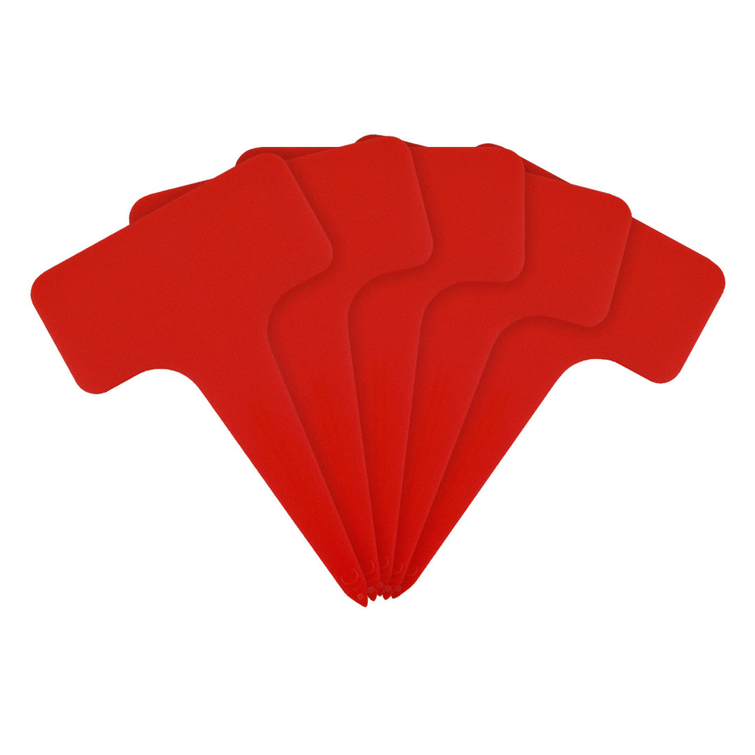 Etiquetas de estaca 60x96mm 1000µ PVC, Rojo