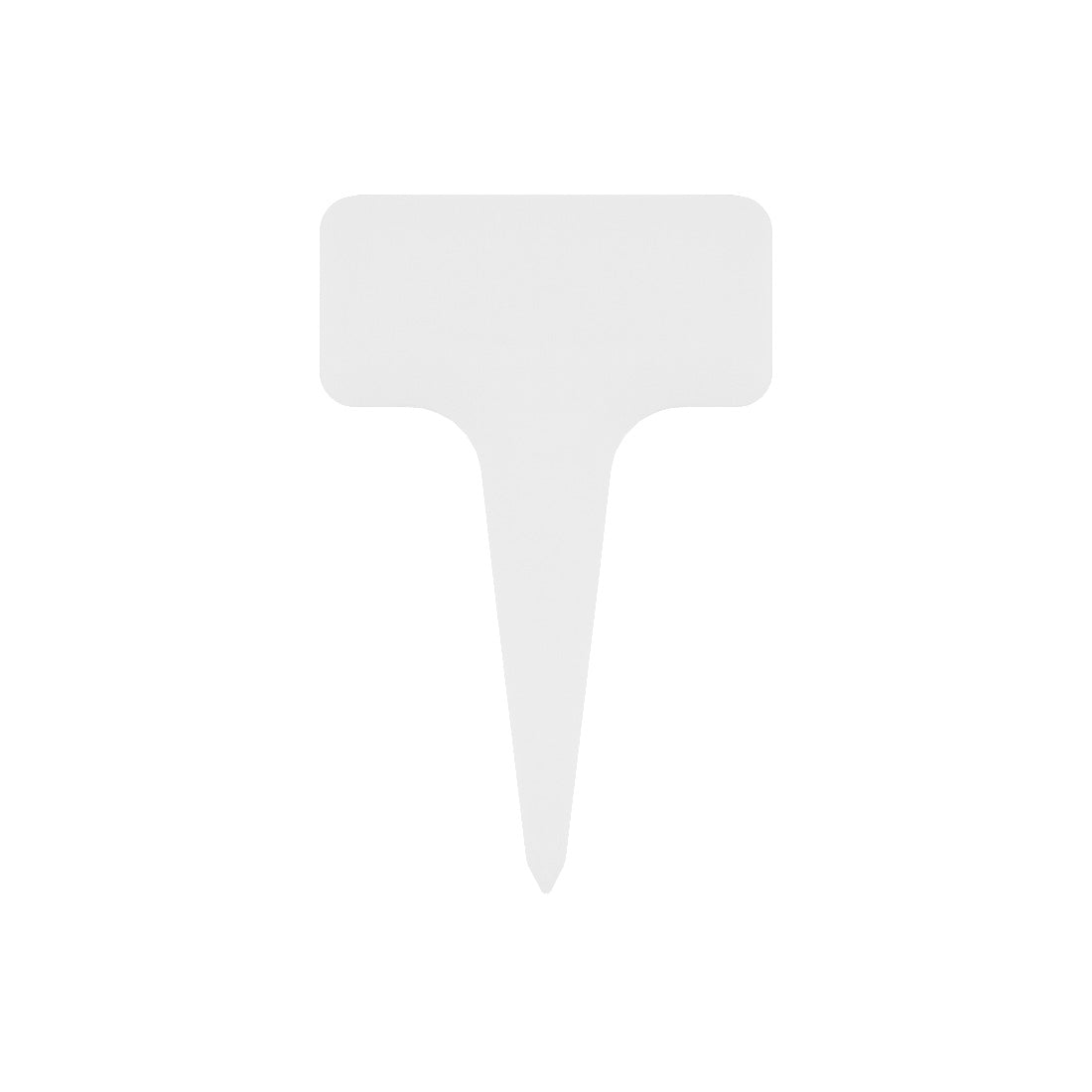 Etiquetas de estaca 60x96mm 1000µ PVC, Blanco