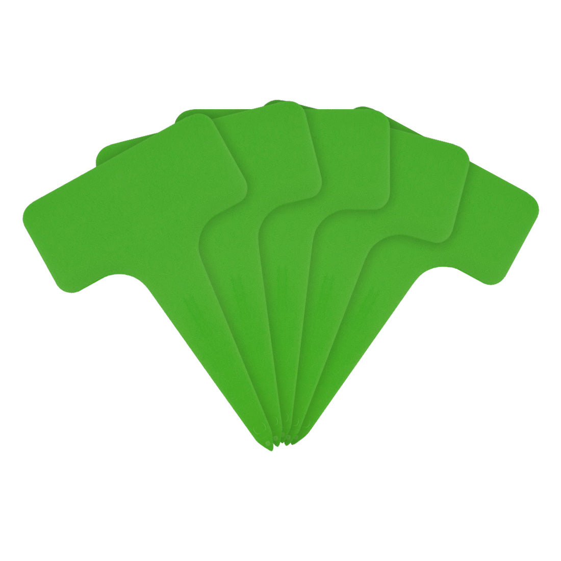 Etiquetas de estaca 60x96mm 1000µ PVC Verde