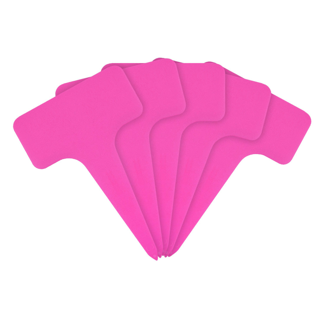 Etiquetas de estaca 60x96mm 1000µ PVC, Rosa