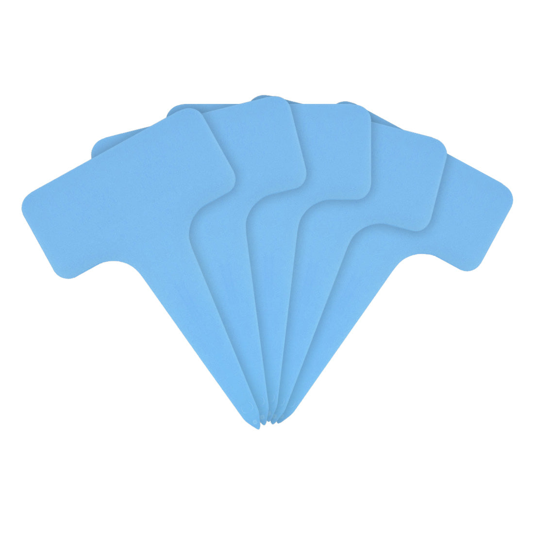 Etiquetas de estaca 60x96mm 1000µ PVC Azul claro