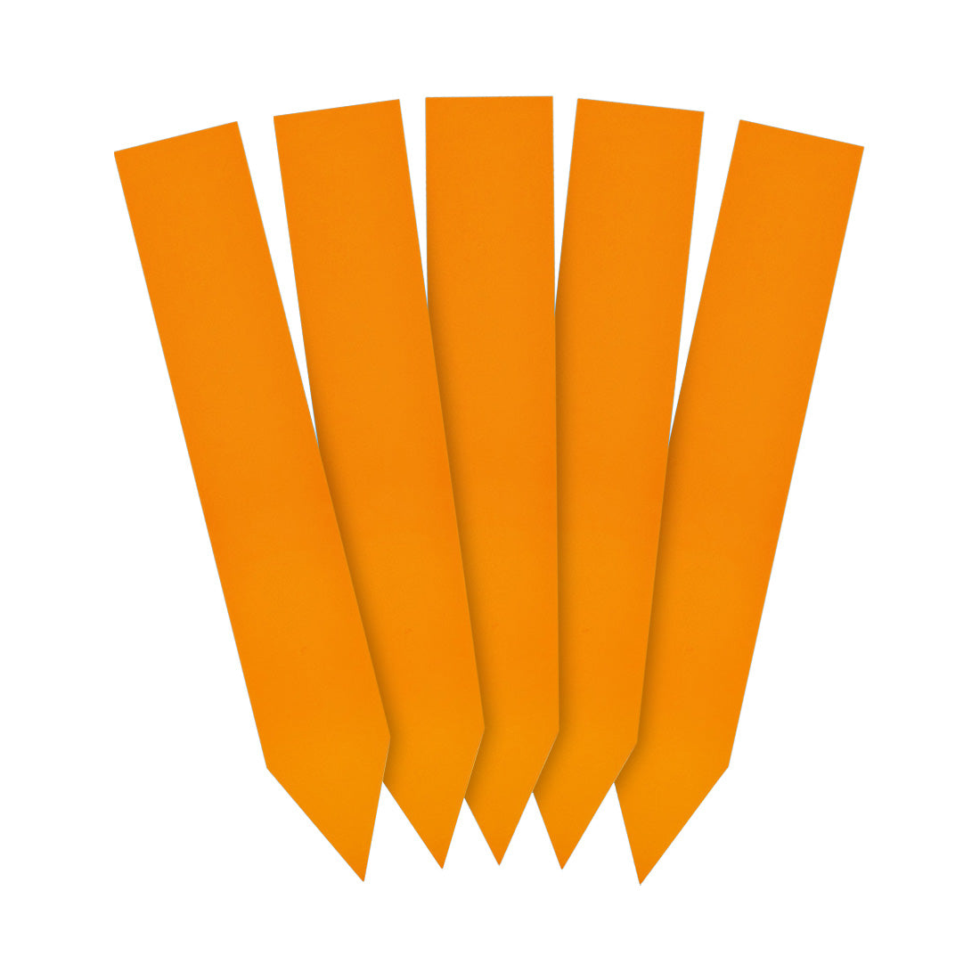 Etiquetas de estaca 20x120mm 350µ PVC, Naranja