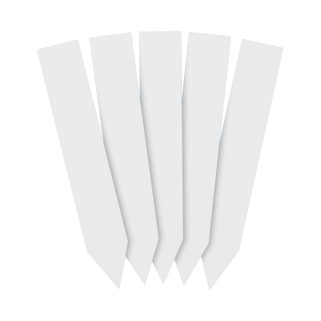 Etiquetas de estaca 20x120mm 350µ PVC, Blanco