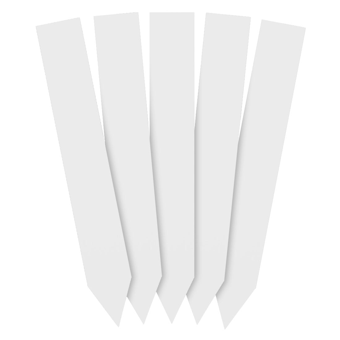 Etiquetas de estaca 20x140mm 350µ PVC, Blanco