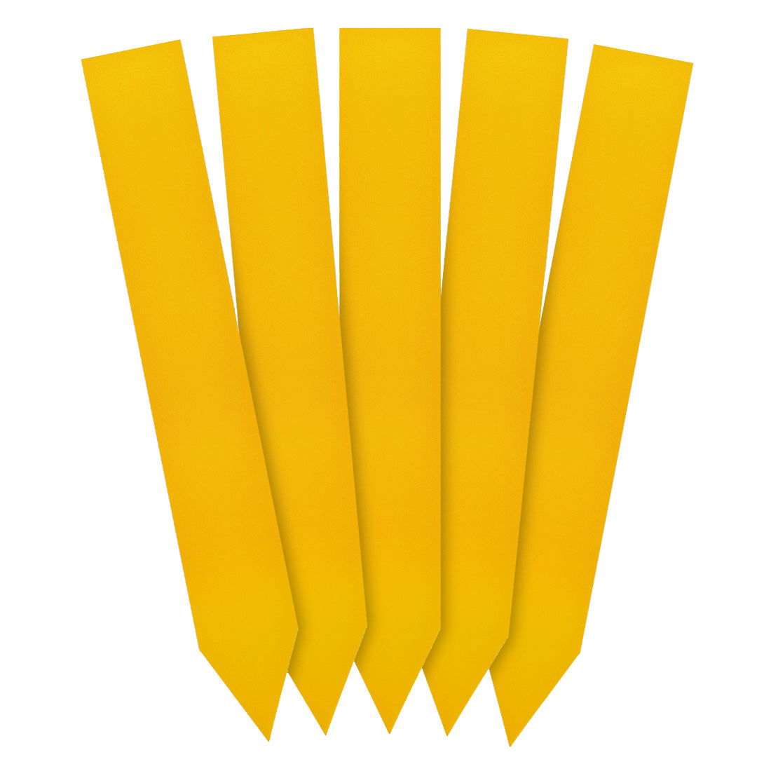 Etiquetas de estaca 20x140mm 350µ PVC, Amarillo