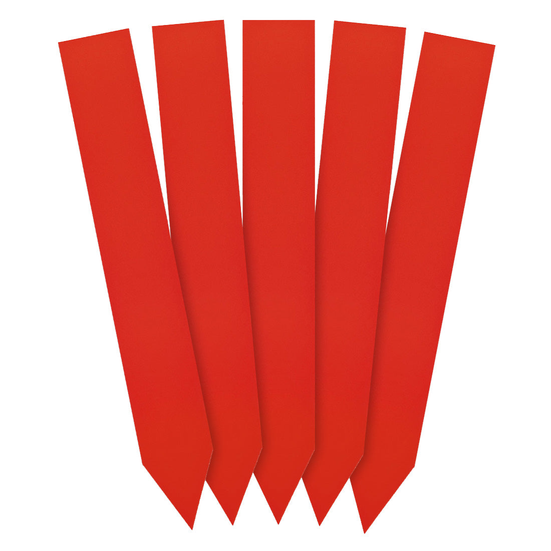 Etiquetas de estaca 20x140mm 350µ PVC, Rojo