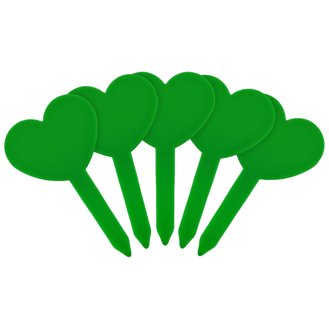 Etiquetas de estaca 46x82mm 1000µ PVC, Verde