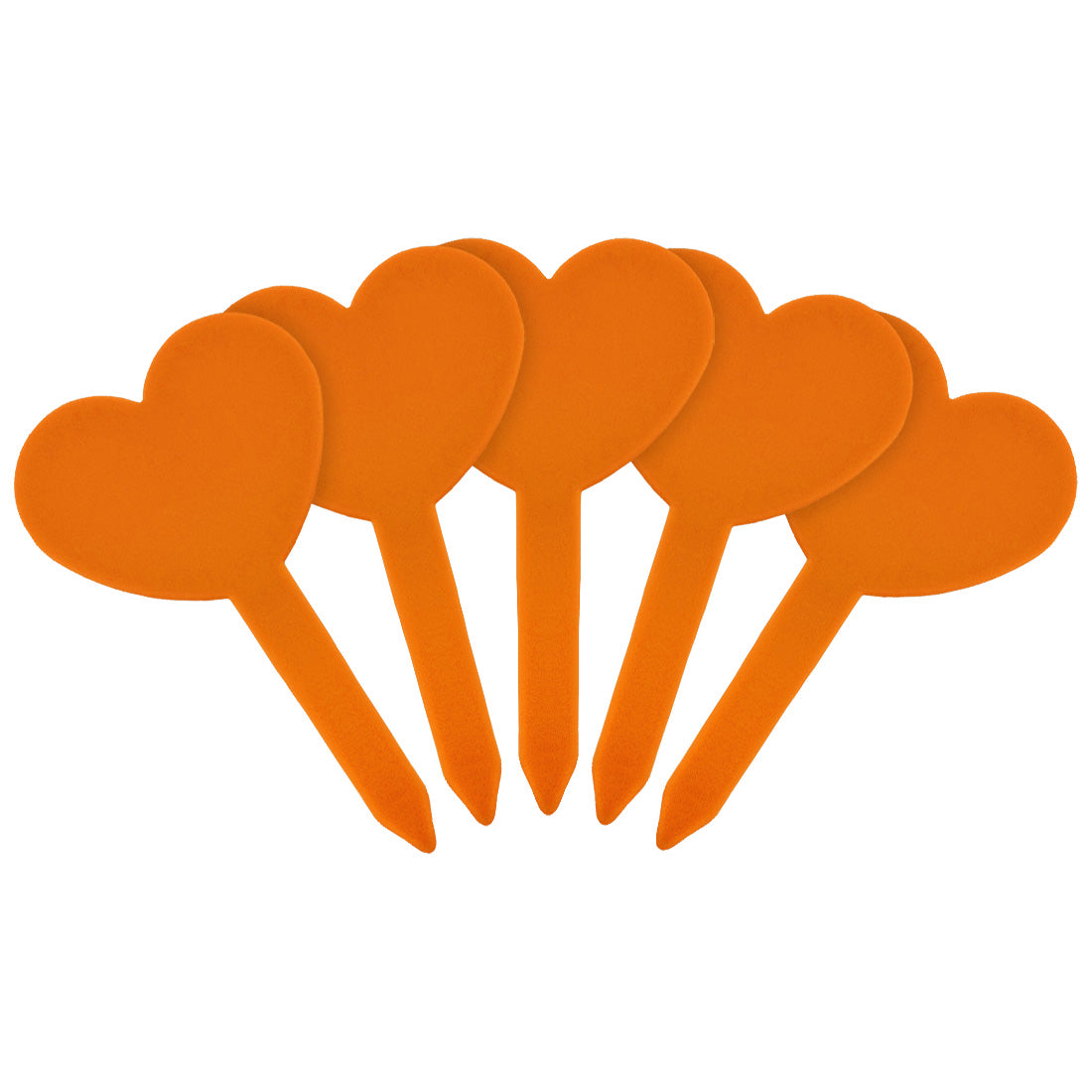 Etiquetas de estaca 46x82mm 1000µ PVC, Naranja