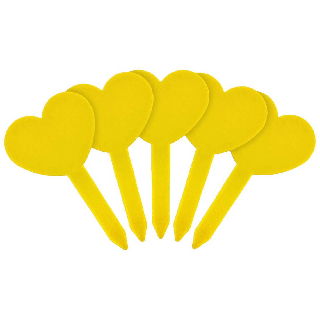 Etiquetas de estaca 46x82mm 1000µ PVC, Amarillo