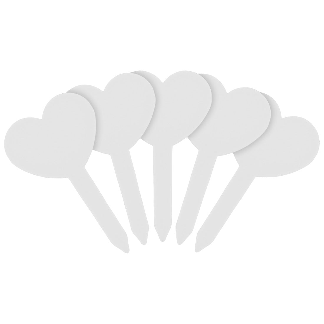 Etiquetas de estaca 46x82mm 1000µ PVC, Blanco