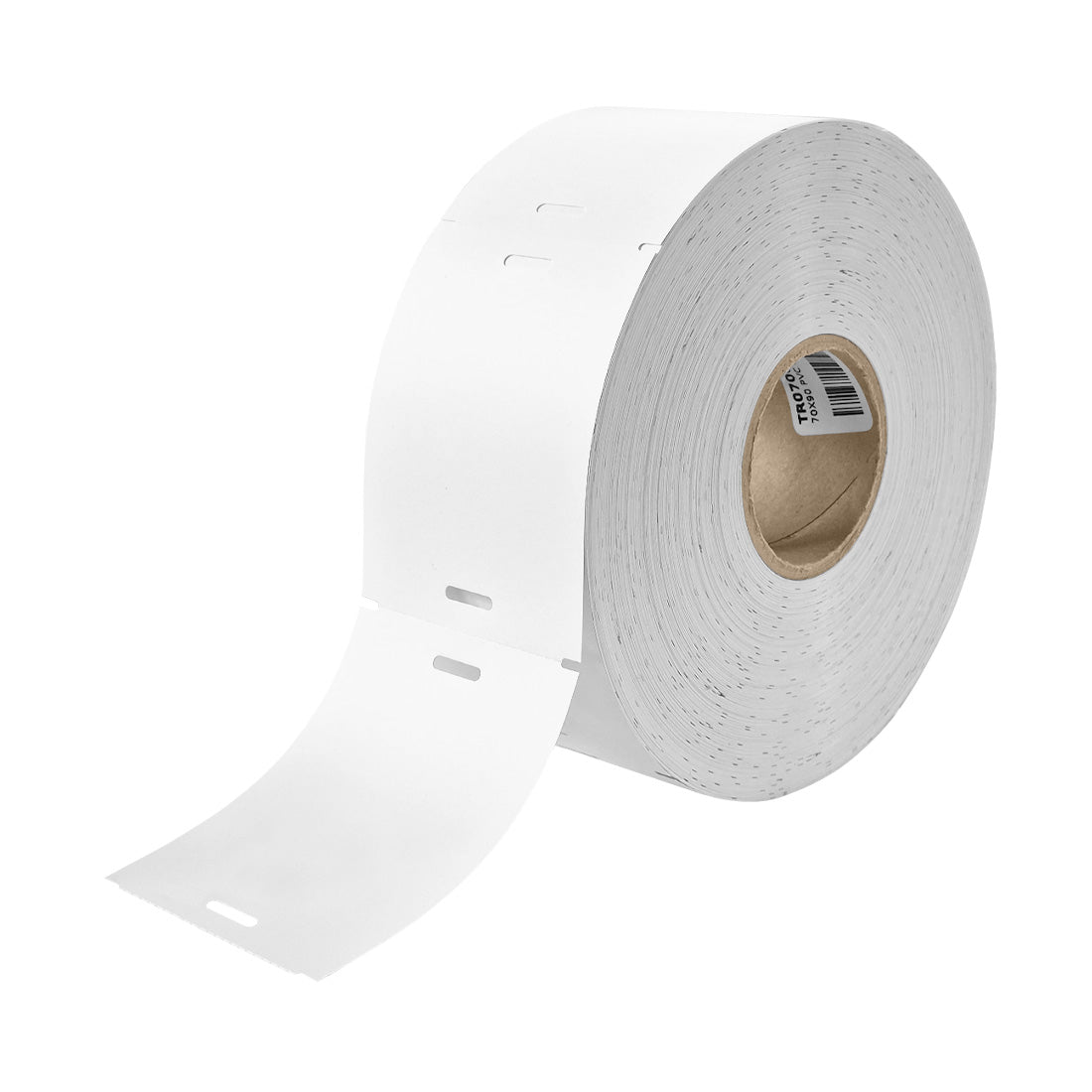 Etiquetas colgantes 70x90mm PVC, Blanco