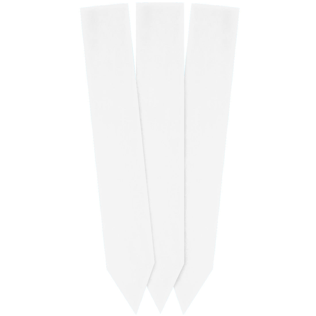 Stick-ins 30x200mm 350µ PVC, White