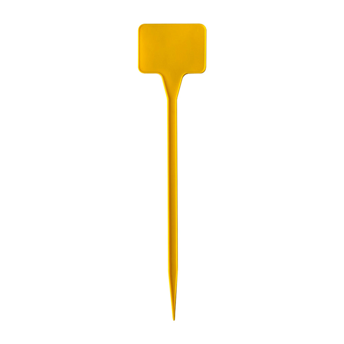 Plant marker 300x70mm PS, Yellow