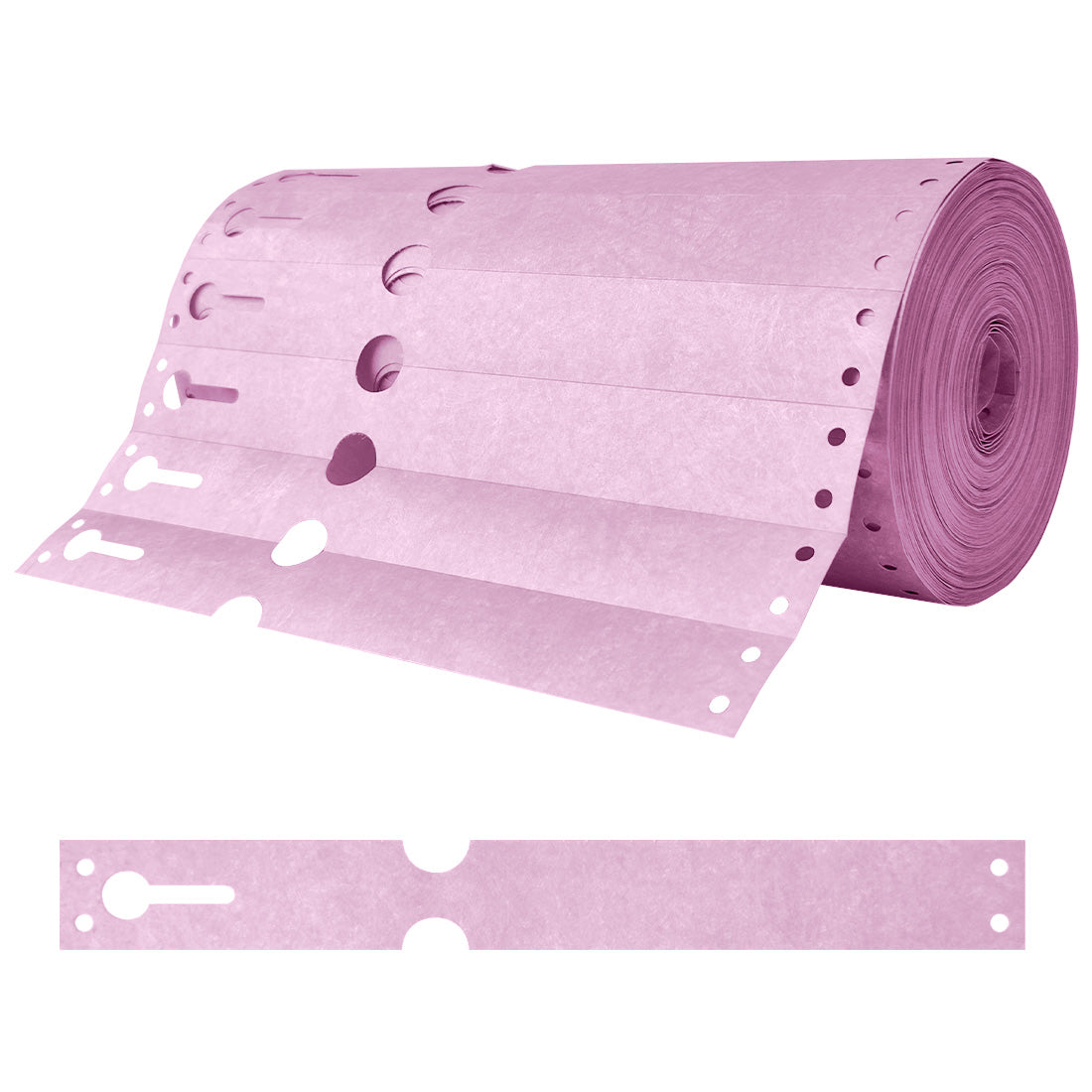 Etiquetas con ranura 220x25,4mm Tyvek, Rosa
